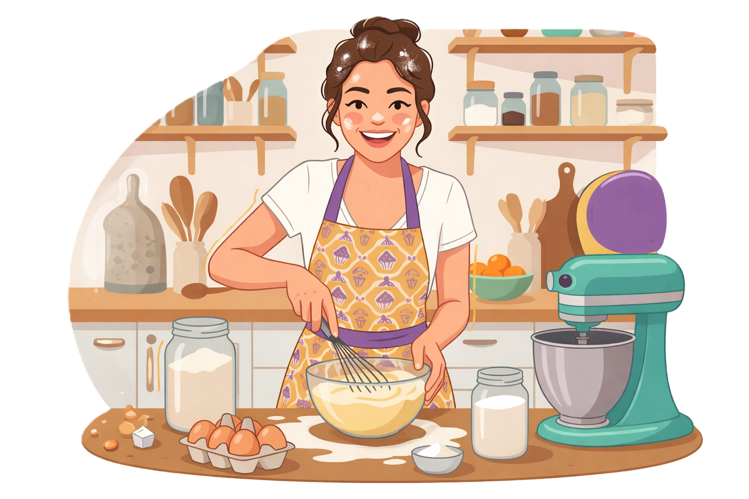 happy baker