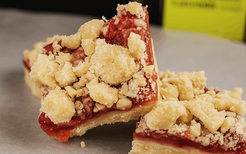 Strawberry Crumb Bars